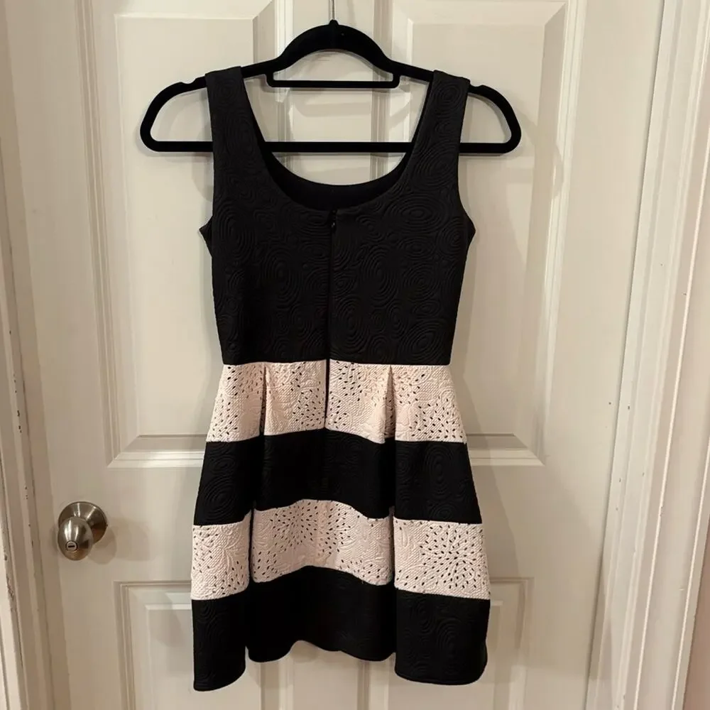 BD Jr Girls Party Dress Black and White Mini Dress Size XS - Picture 14 of 14